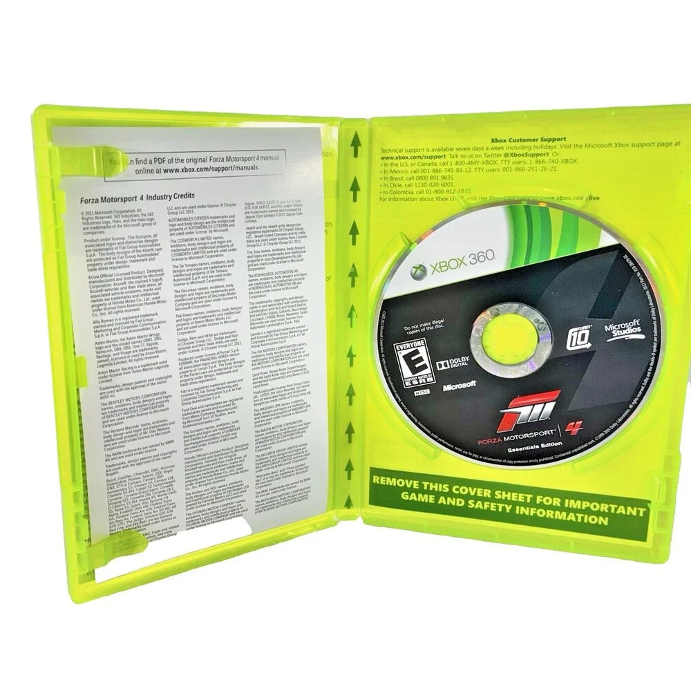 Forza Motorsport 4 Essentials Edition Xbox 360 Microsoft Studios Tested
